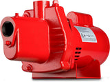 RJS-50-PREM 1/2 HP, 12 GPM, 115/230 Volt, Premium Cast Iron Shallow Well Jet Pump, Red, 602206