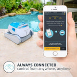 Dolphin Proteus Dx5I Robotic Pool Cleaner with Bluetooth Capabilities for Stress-Free Pool Cleaning, Ideal for Swimming Pools up to 50 Feet