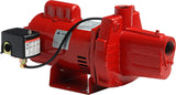 RJS-75-PREM 3/4 HP, 16 GPM, 115/230 Volt, Premium Cast Iron Shallow Well Jet Pump, Red, 602207