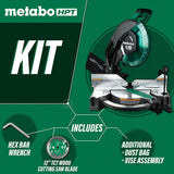 Metabo HPT 12-Inch Compound Miter Saw | Xact Cut LED Shadow Line System | Dual Bevel | C12FDHB
