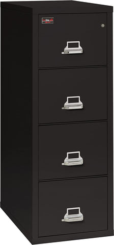 Fireproof 2 Hour Rated Vertical File Cabinet (4 Letter Sized Drawers, Impact Resistant, Water Resistant), 56.19