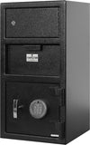 Templeton Standard Depository Drop Safe & Lock Box, Electronic Multi-User Keypad Combination Lock with Key Backup, anti Fishing Security, 1.5 CBF Black