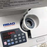 Ribao HCS-3500AH Coin Counter, Heavy Duty Bank Grade Anti-Jam Coin Sorter with Motorized Hopper, Two-Year Warranty