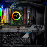 Skytech Chronos Gaming PC Desktop - AMD Ryzen 9 3900X, RTX 3080 10GB, 16GB DDR4, 1TB Gen4 SSD, 360Mm AIO, 850W, Black