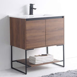 - 30" Inch Bathroom Vanity and Sink, Knob Free Design - Urbania Collection