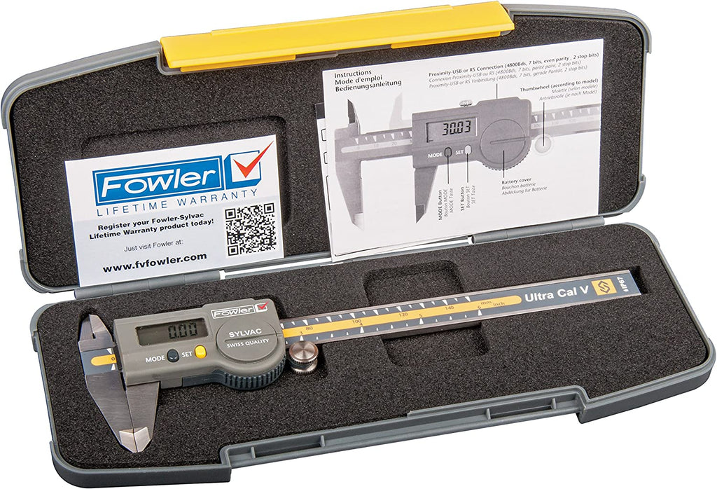 54-100-167-0, Swiss Ultra-Cal Vi Digital Caliper with 0-6