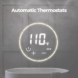 Propane Gas Tankless Water Heater,  Indoor 7.5 GPM, 170,000 BTU Black Instant Hot Water Heater, Instagas Comfort 170 Series