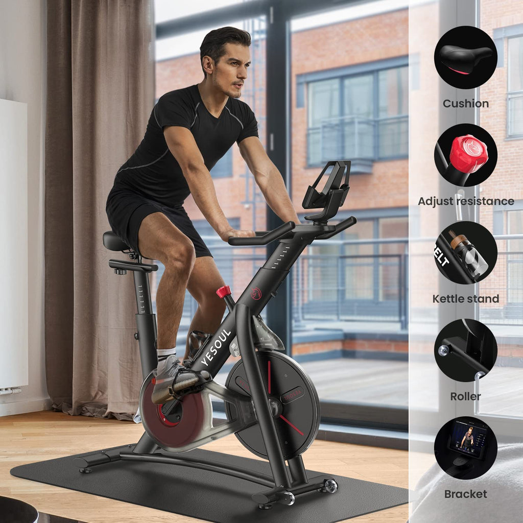 S3 Exercise Bike Smart Stationary Bike Magnetic Resistance Bluetooth S –  Discount Supplier Shop Nationwide USA