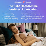 Chilisleep Cube Sleep System - ME and WE Zones - Cooling and Heating Mattress Pad - Individual Temperature Control, Great Sleep Enhancement, Wireless Remote Integration (Queen (80" L X 60" W))