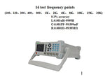 East Tester ET4410 Desktop LCR Meter Continuously Adjustable Capacitance Inductance Test Instrument Grey