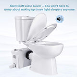 500 Watt Macerating Toilet of Upflush Toilet for Basement Toilet System, Macerator Pump with 4 Water Inltes for Kitchen Sink, Bathroom, Laundry (500Watt-1)
